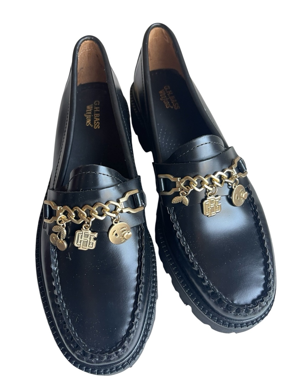 G. H. Bass Weejuns Whitney Charm Loafers NWOT